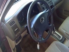 2003 HONDA CIVIC, BURGUNDY, EX, VTEC, 1.7L,  AT,  A25129